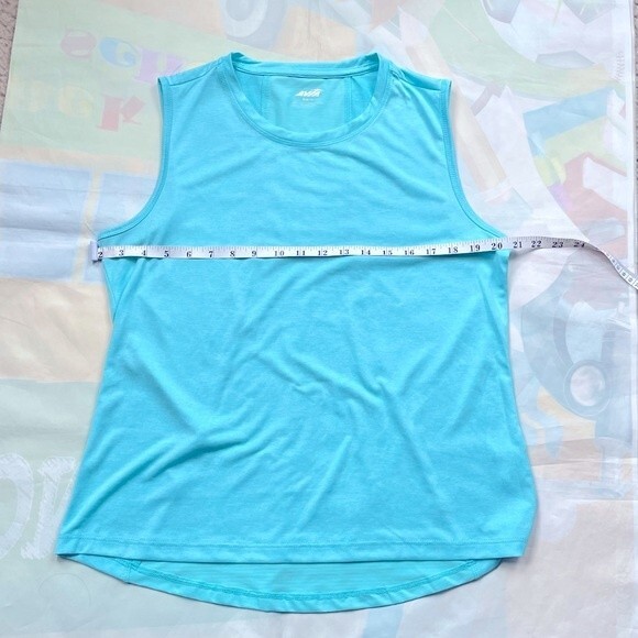 Avia Athletic Tank Top Size M (8-10) Sea foam Blue NWOT - Picture 2 of 9